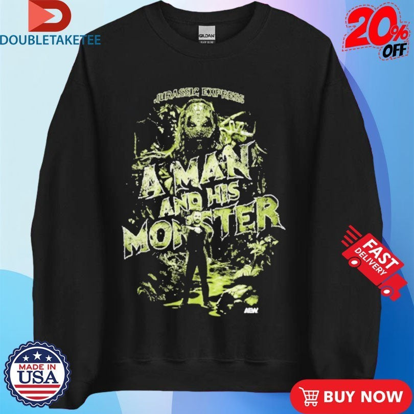 Jurassic Express A Man And His Monster AEW Shirts