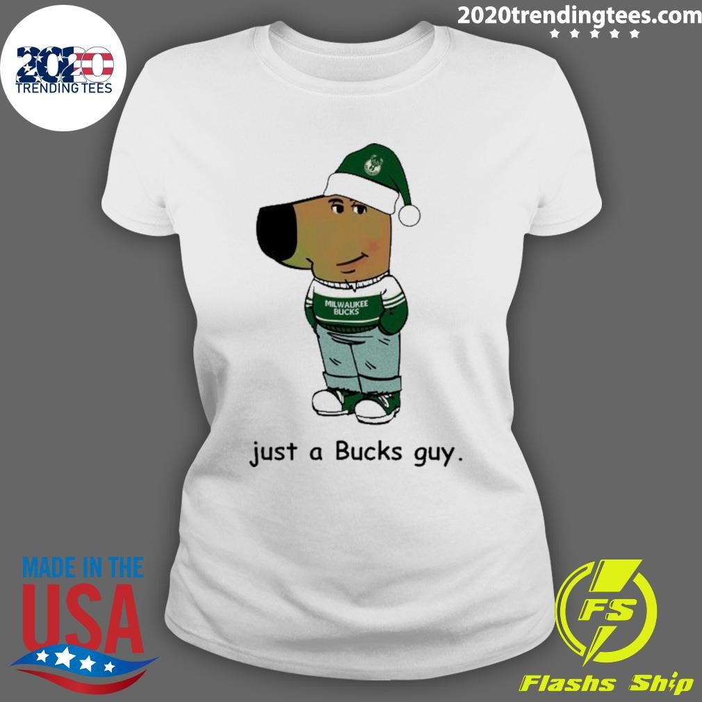 Just A Bucks Guy Milwaukee Bucks Chill Guy Shirt