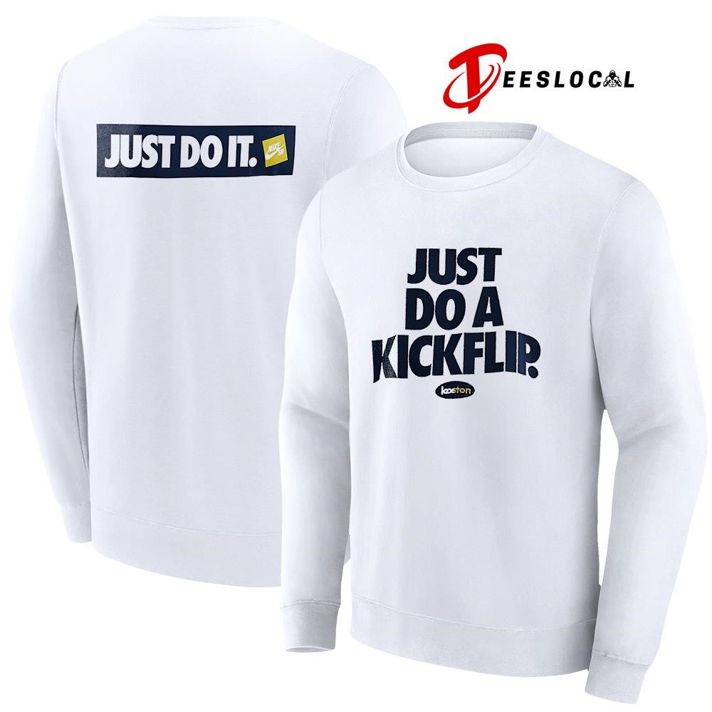 Just do a kickflip x Koston logo shirt