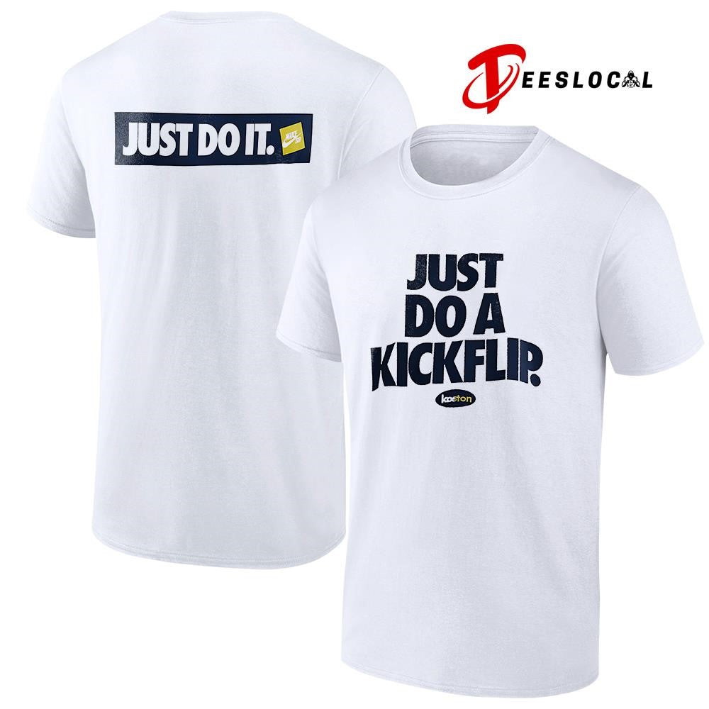 Just do a kickflip x Koston logo shirt