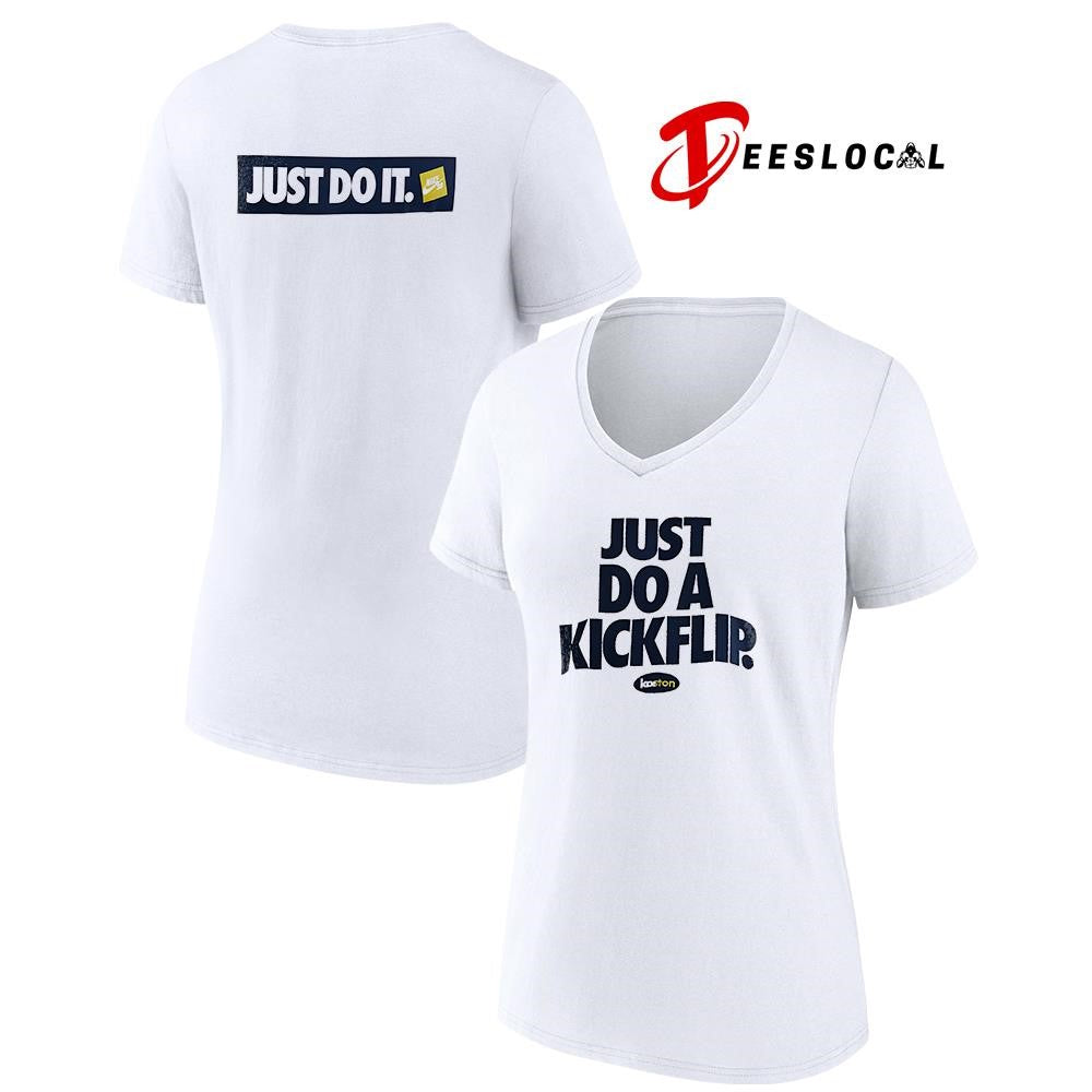 Just do a kickflip x Koston logo shirt