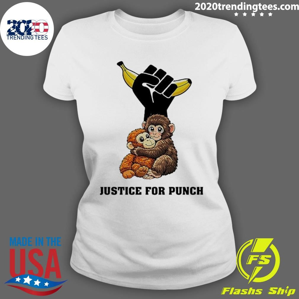 Justice For Punch Love Monkey Shirt