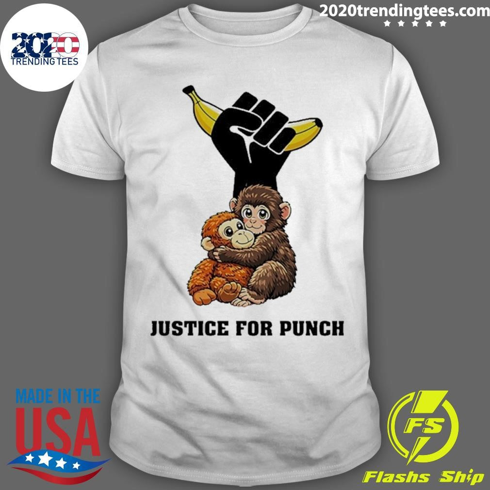 Justice For Punch Love Monkey Shirt