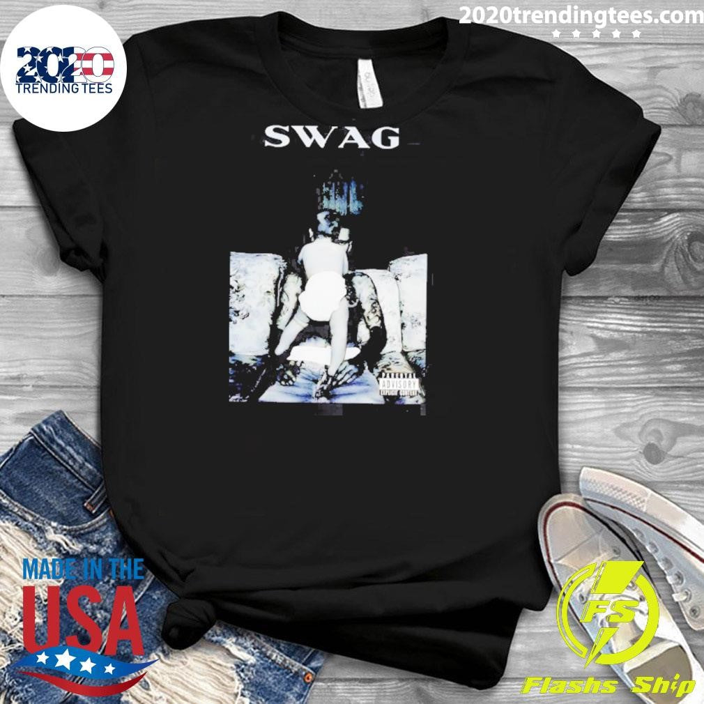 Justin Bieber Hailey Bieber Swag Album Launch Exclusive Parental Advisory Explicit Content Shirt