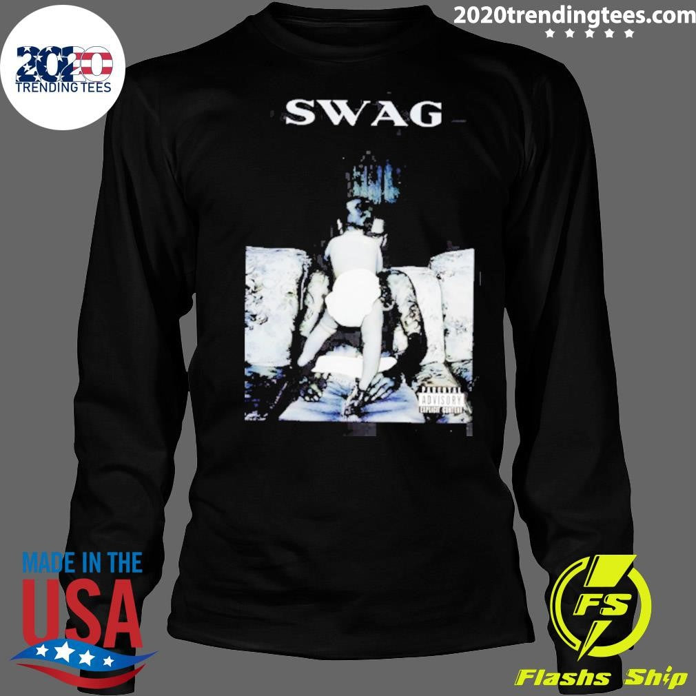 Justin Bieber Hailey Bieber Swag Album Launch Exclusive Parental Advisory Explicit Content Shirt