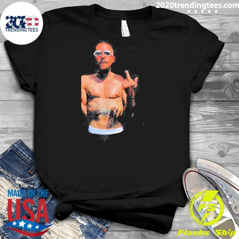 Justin Bieber Middle Finger Swag Launch Exclusive Shirt