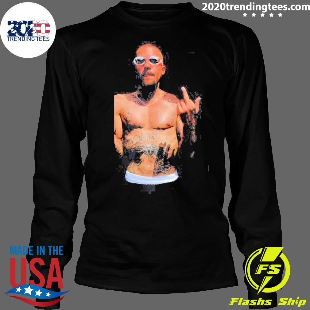 Justin Bieber Middle Finger Swag Launch Exclusive Shirt