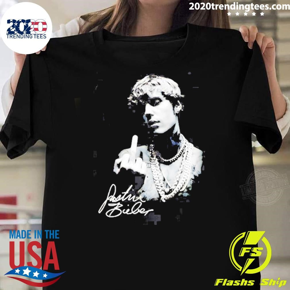Justin Bieber Middle Finger Vintage Shirt