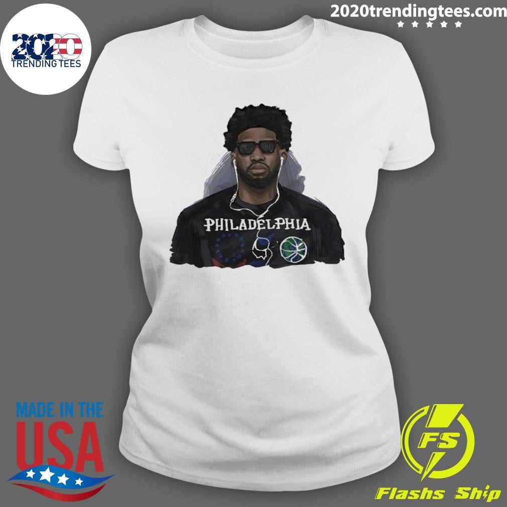 Justin Edwards Philadelphia 76ers Player Art Shirt