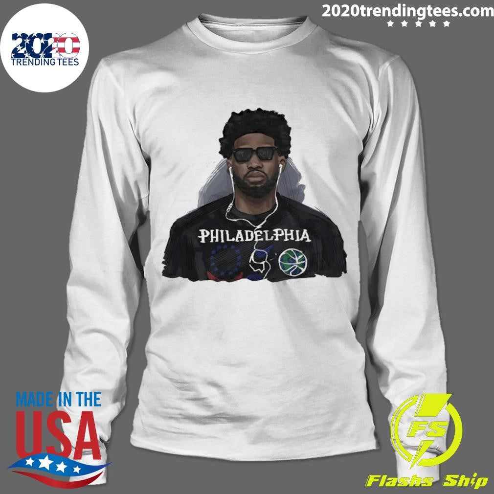 Justin Edwards Philadelphia 76ers Player Art Shirt