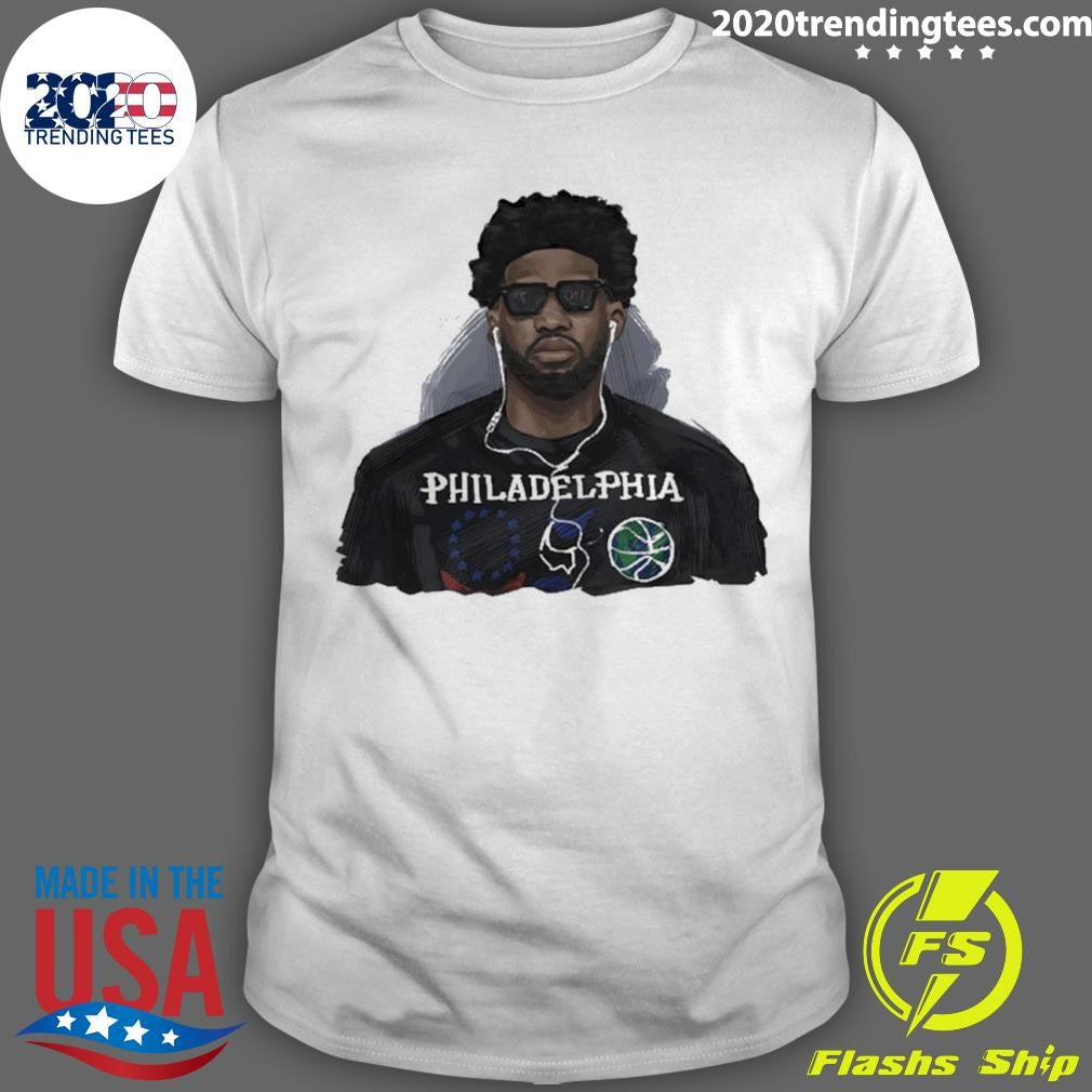 Justin Edwards Philadelphia 76ers Player Art Shirt