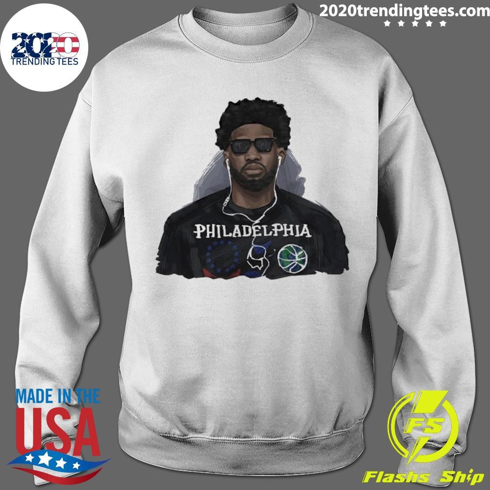 Justin Edwards Philadelphia 76ers Player Art Shirt