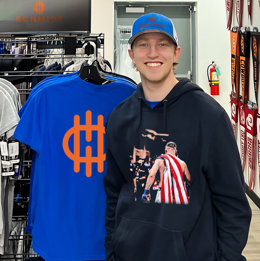 Justin Gaethje 2026 UFC Champions behind shirt