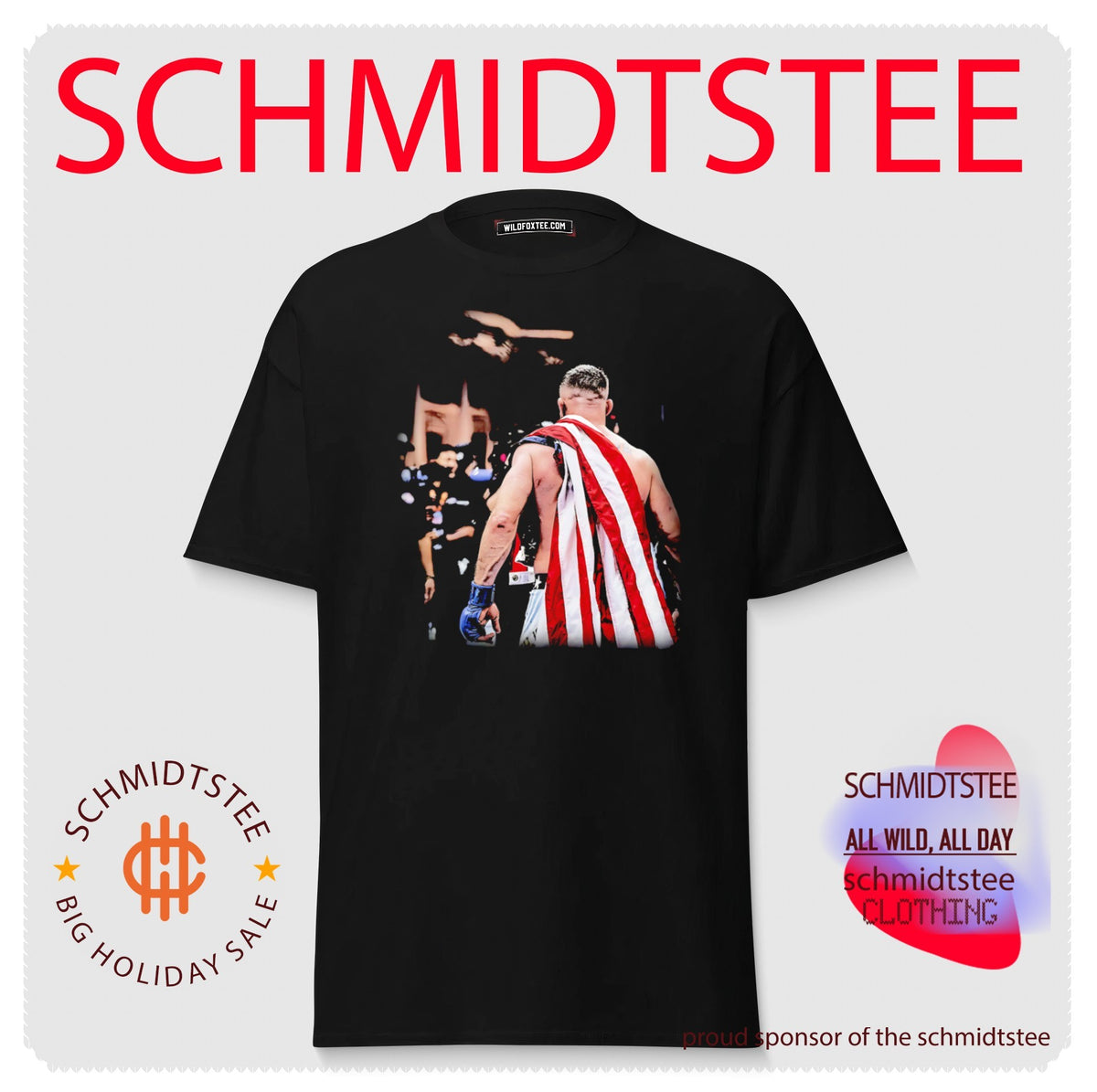 Justin Gaethje 2026 UFC Champions behind shirt