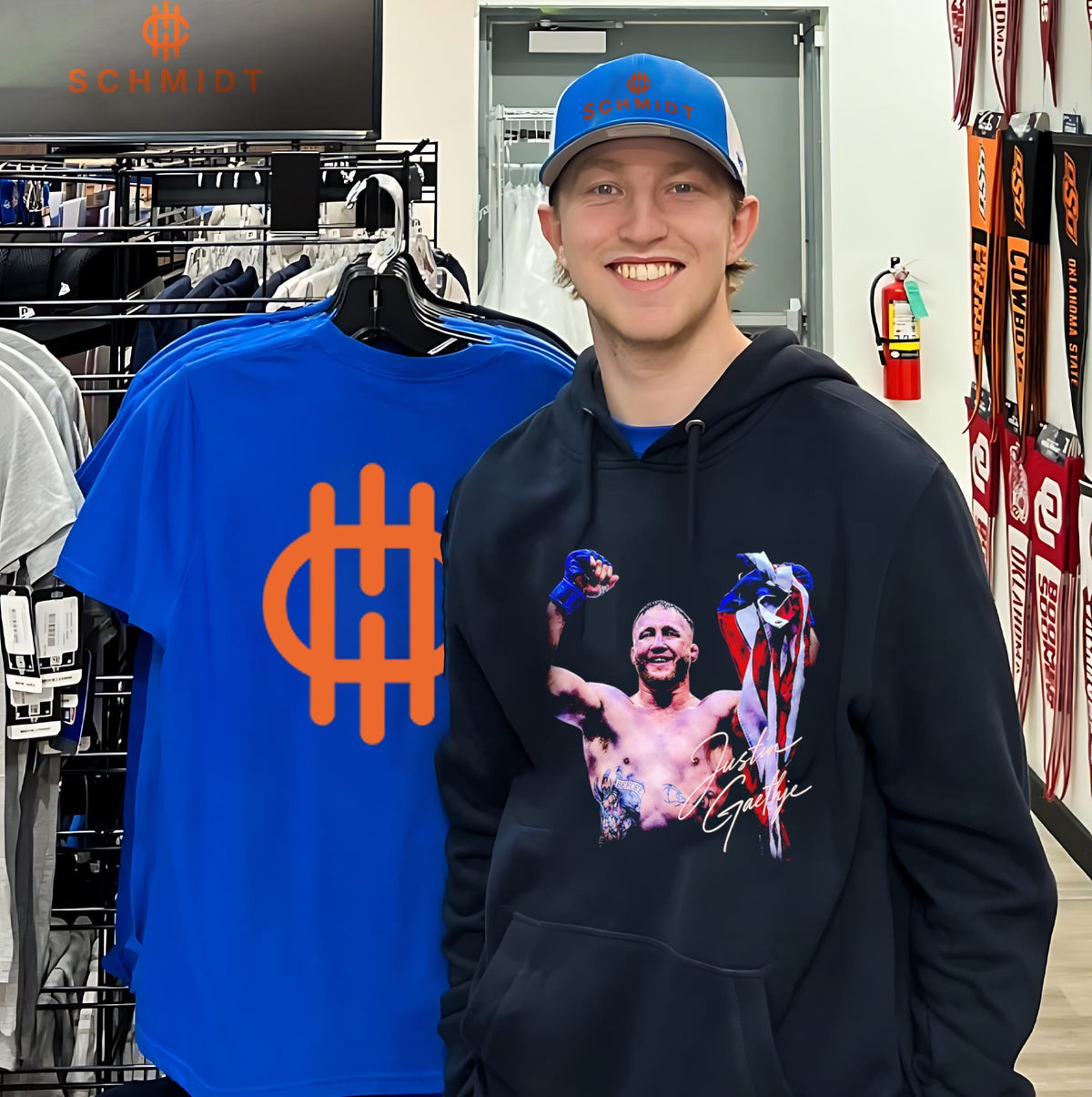 Justin Gaethje 2026 UFC Champions signature shirt