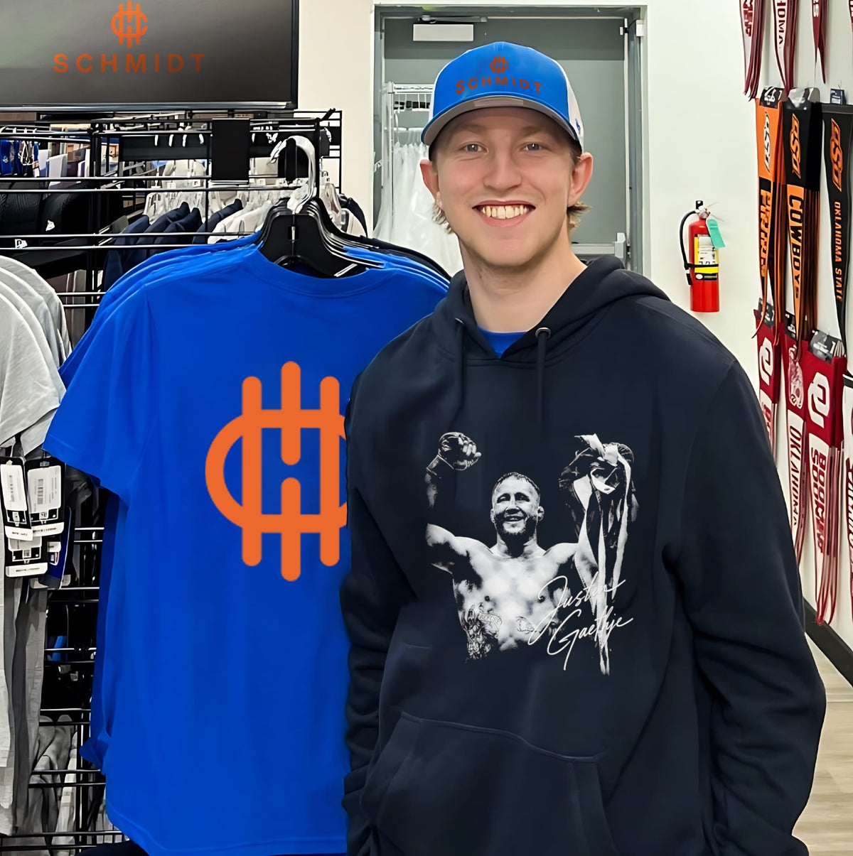 Justin Gaethje 2026 UFC Champions signature retro shirt
