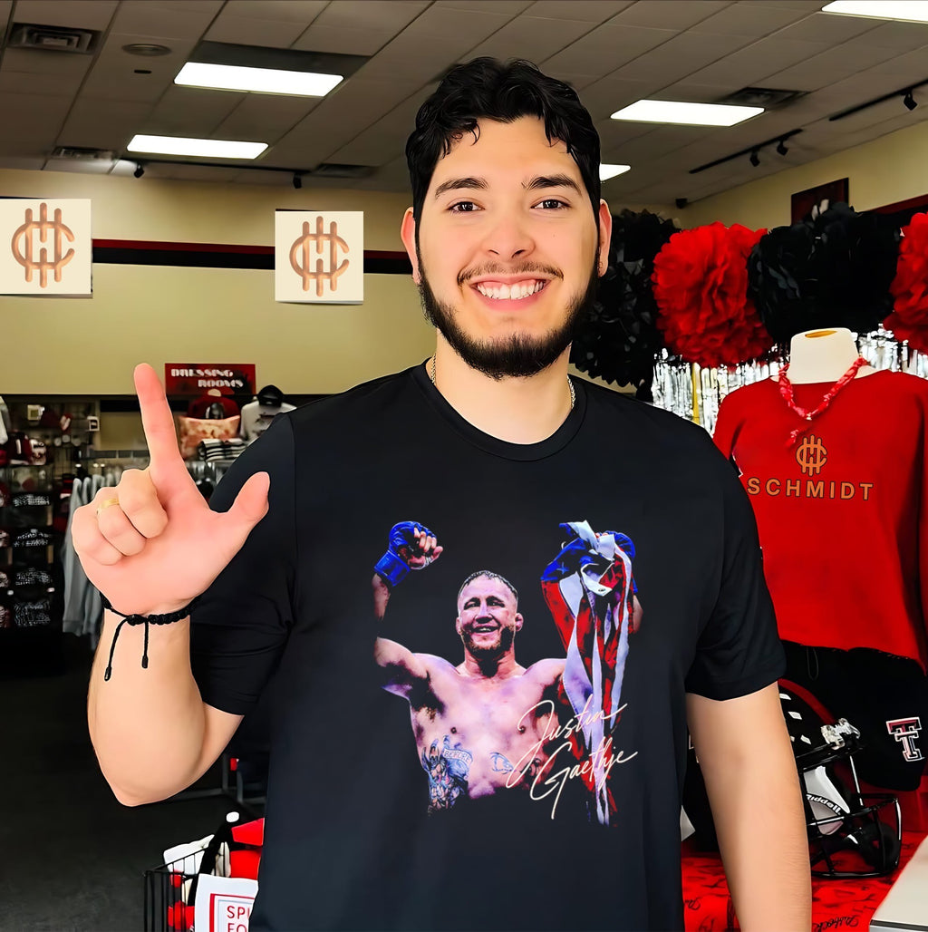 Justin Gaethje 2026 UFC Champions signature shirt