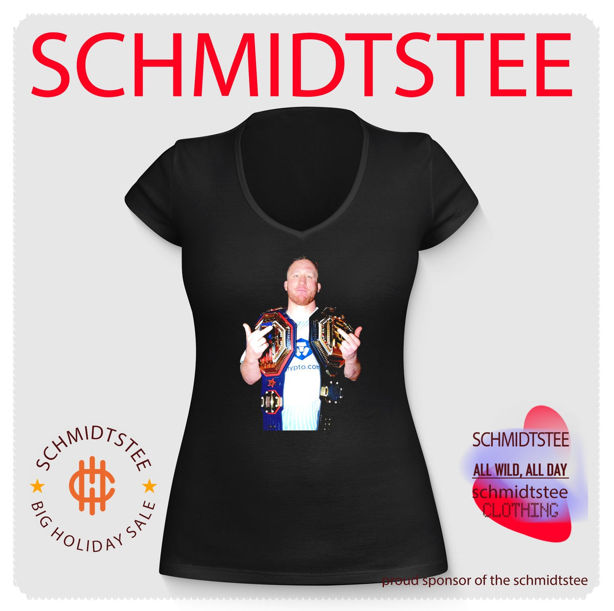 Justin Gaethje BMF champion UFC mixed martial arts shirt