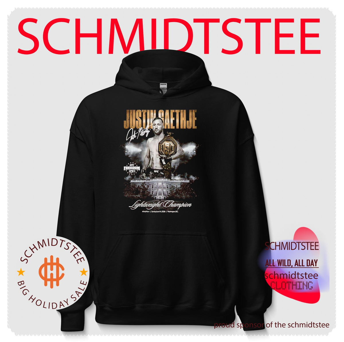 Justin Gaethje Lightweight Champion UFC Freedom 250 2026 shirt