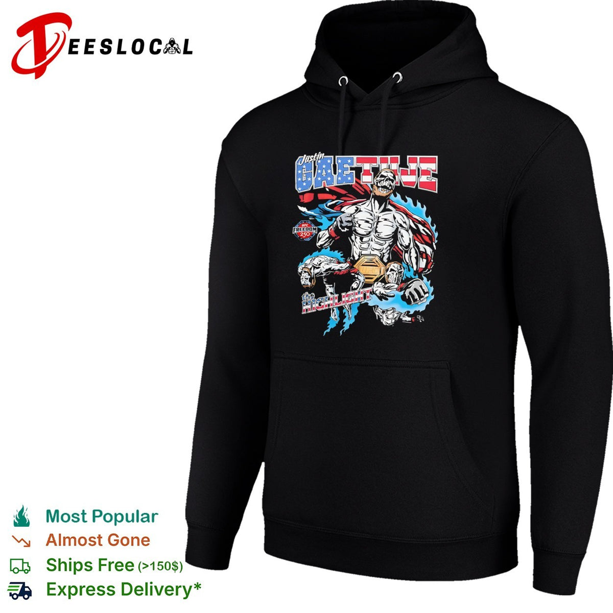Justin Gaethje UFC Freedom 250 The Highlight shirt