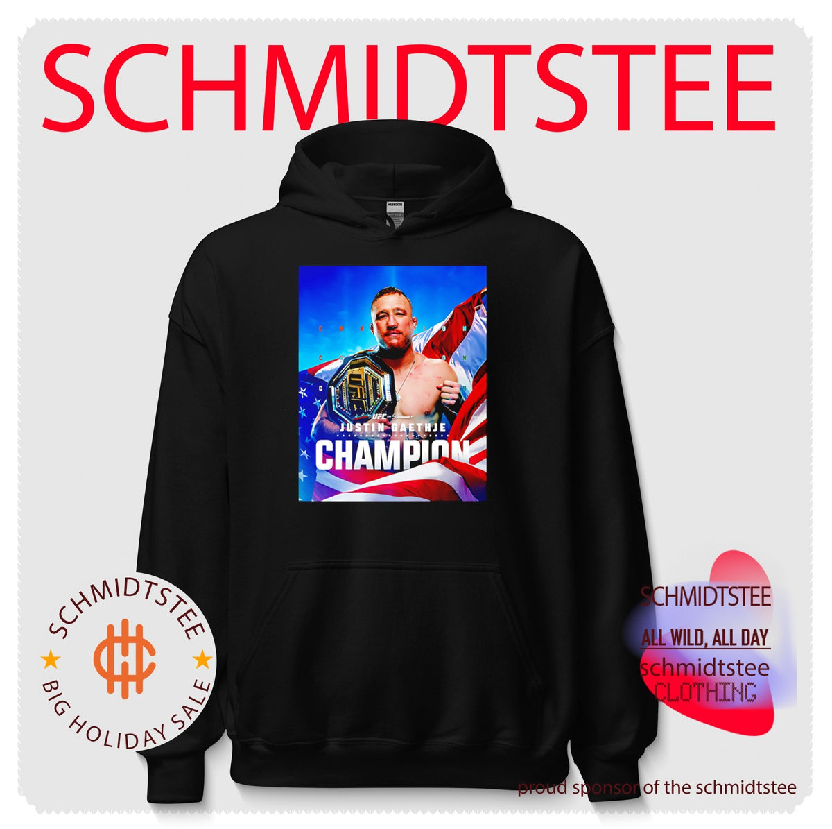Justin Gaethje UFC World Champion Freedom 250 shirt