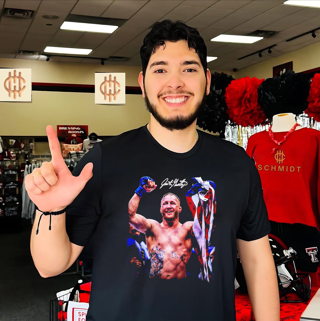 Justin Gaethje UFC fighter mma mixed martial signature shirt