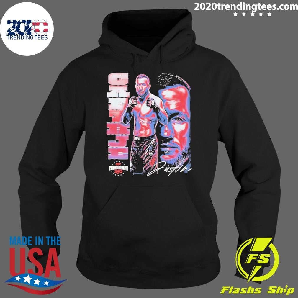 Justin Gaethje Ufc Vertical Name Shirt