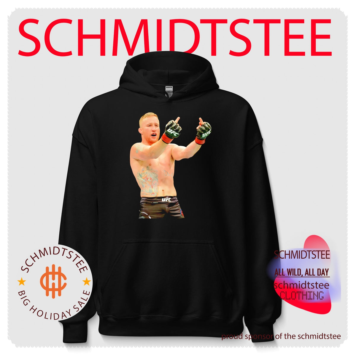 Justin Gaethje Ufc fighter mma mixed martial arts shirt