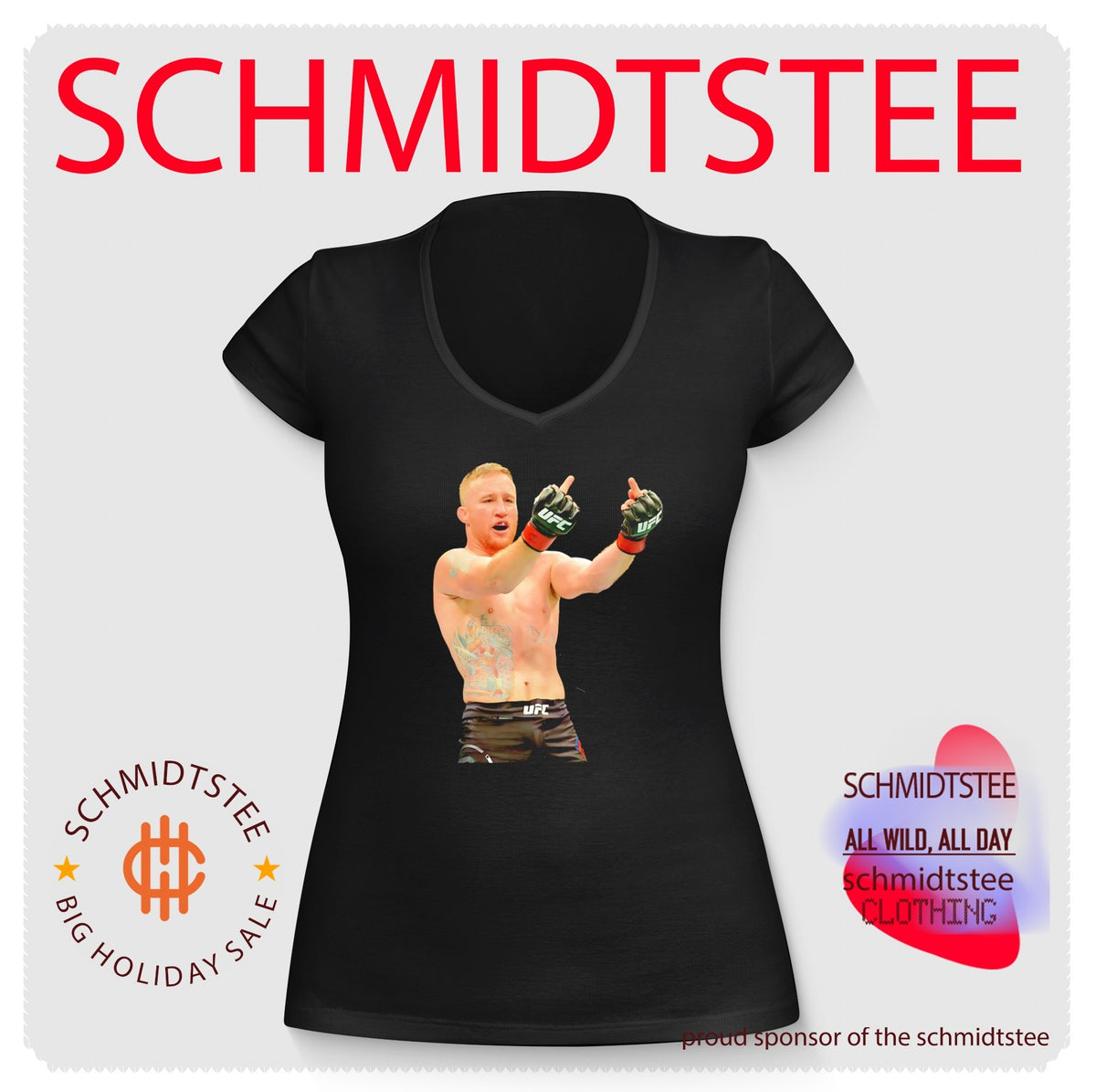 Justin Gaethje Ufc fighter mma mixed martial arts shirt