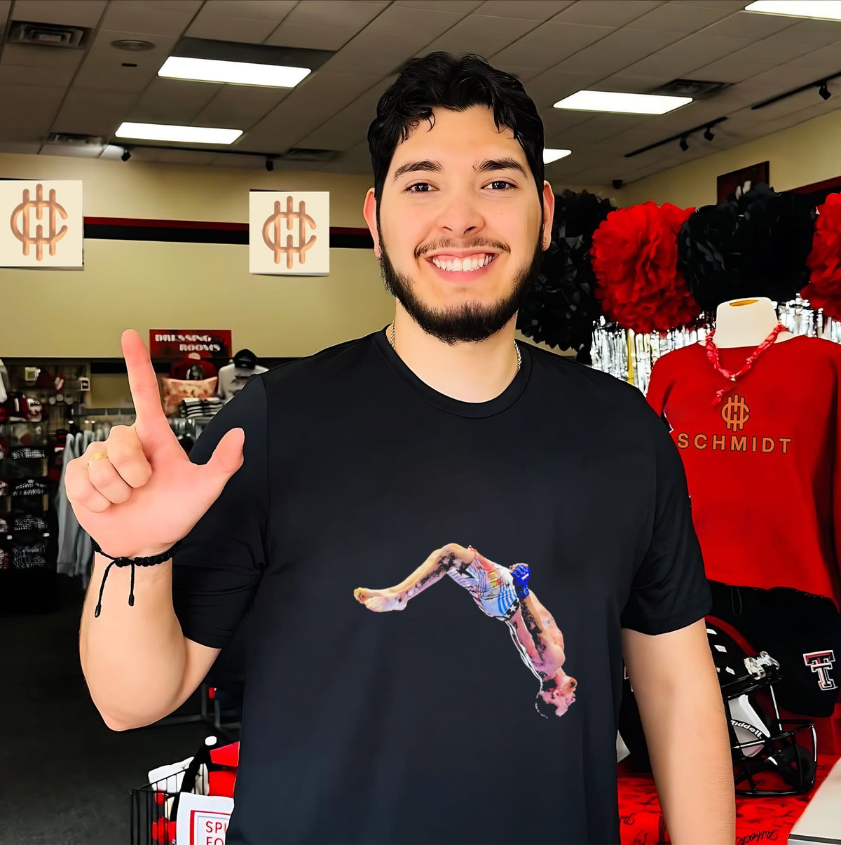 Justin Gaethje air 2026 UFC Champions graphic shirt