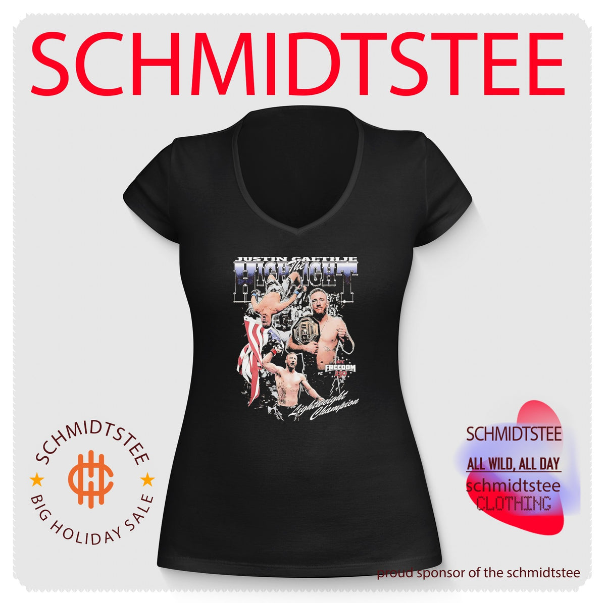 Justin Gaethje the highlight UFC lightweight Champion 2026 shirt