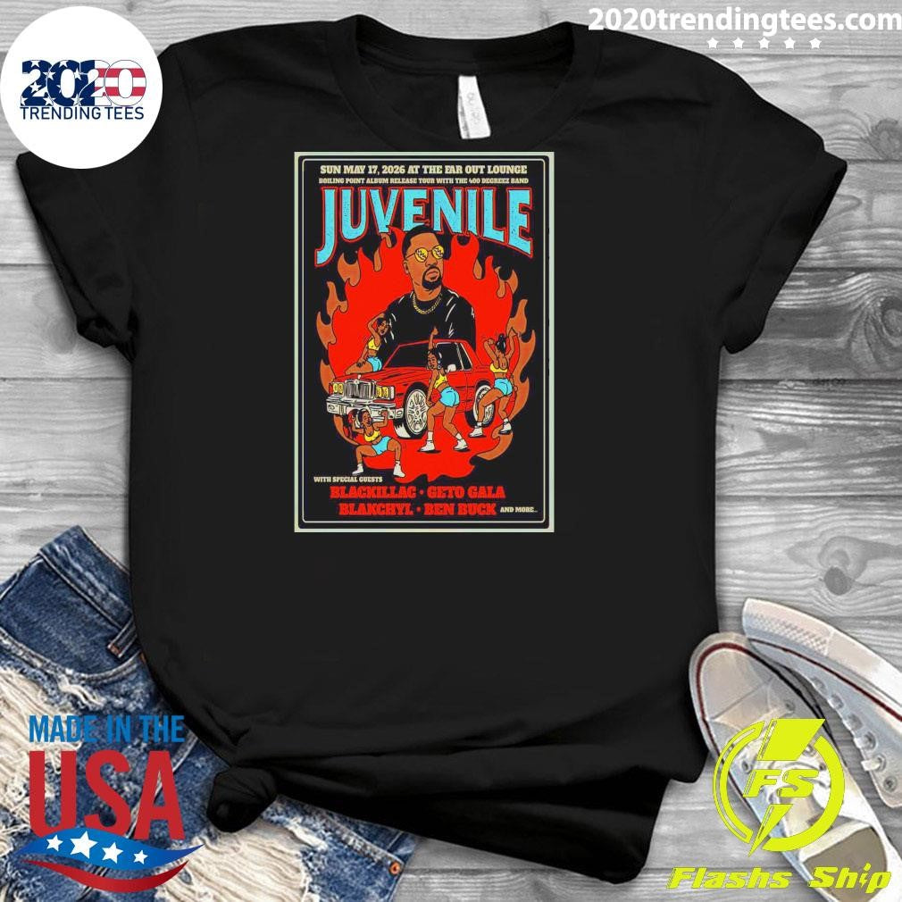 Juvenile At The Far Out Lounge And Stage On May 17 2026 Shirt