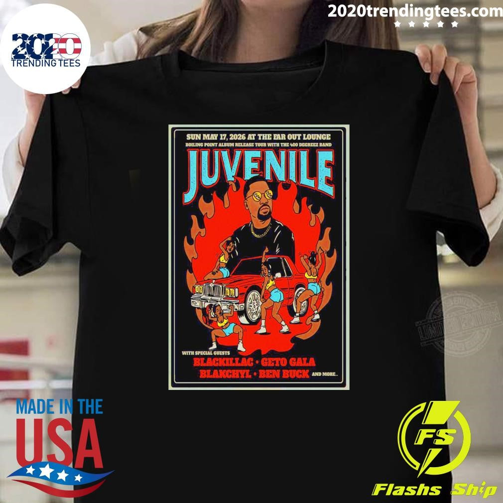 Juvenile At The Far Out Lounge And Stage On May 17 2026 Shirt