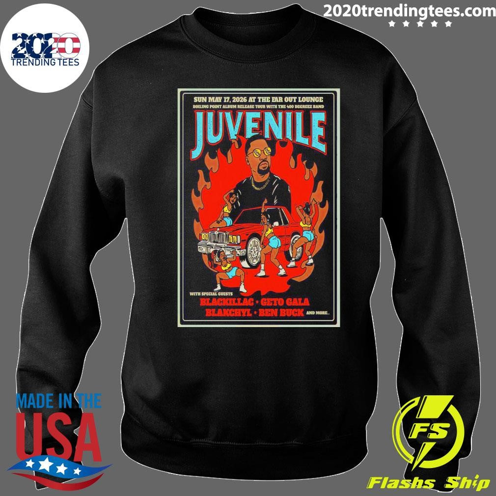 Juvenile At The Far Out Lounge And Stage On May 17 2026 Shirt