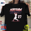Nathan Church 27 Slugger Swing Number Shirt