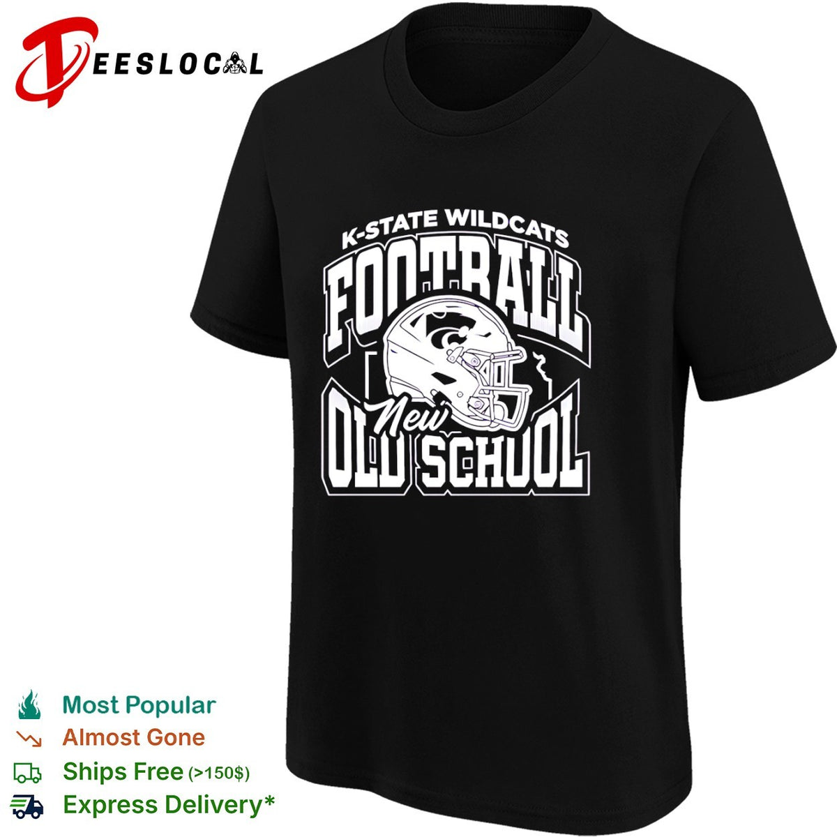 K-State Wildcats Football New Old School shirt