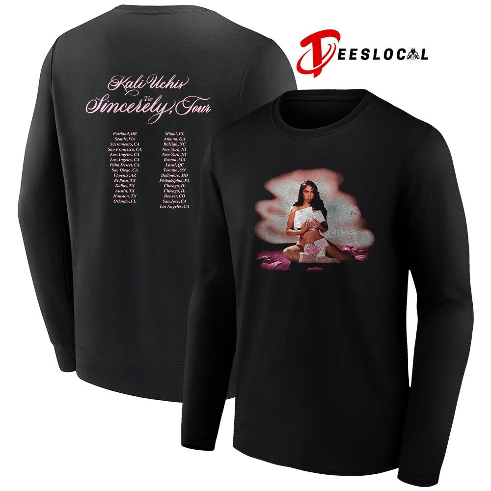 Kali Uchis the Sincerely tour dates graphic shirt