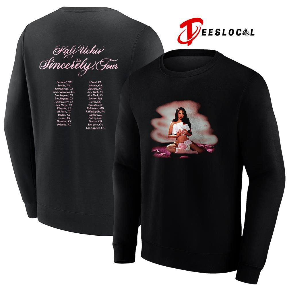 Kali Uchis the Sincerely tour dates graphic shirt