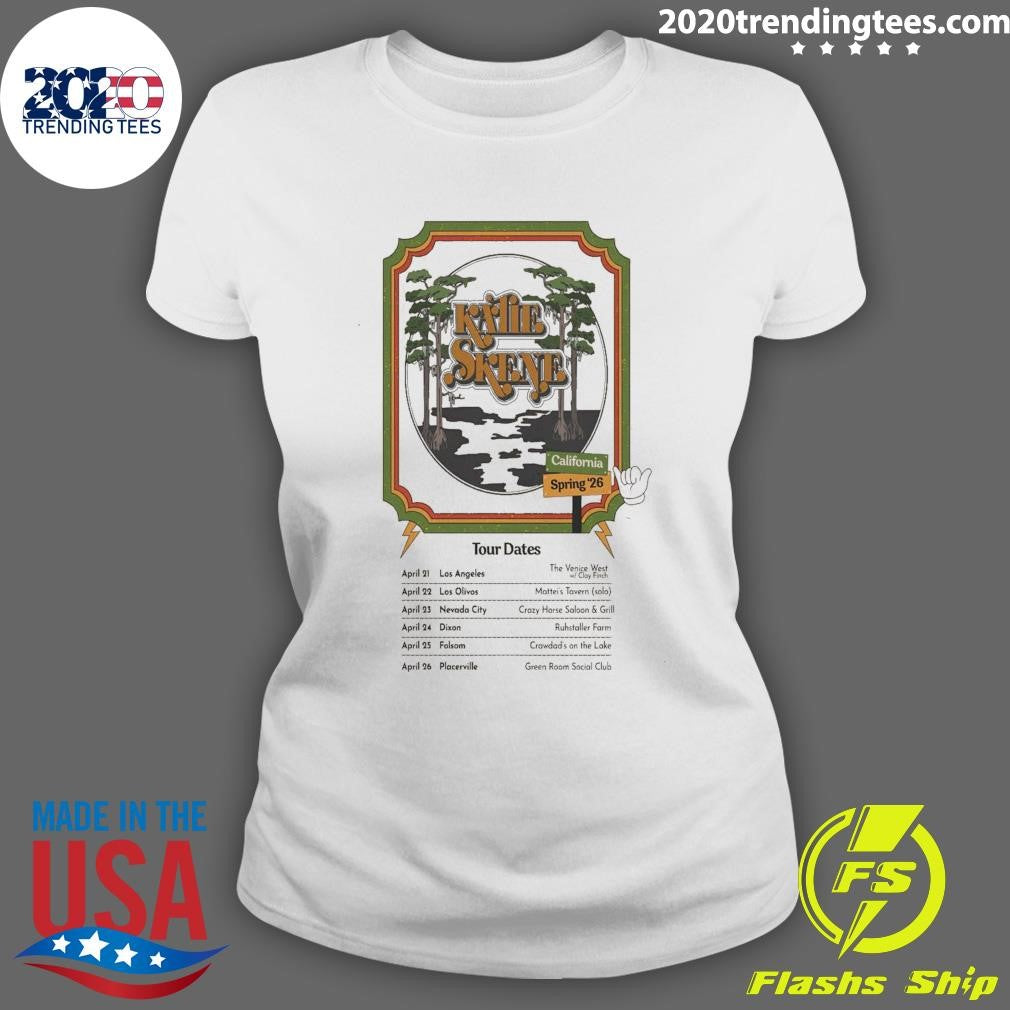 Kalie Skene California Spring 2026 Tour Shirt