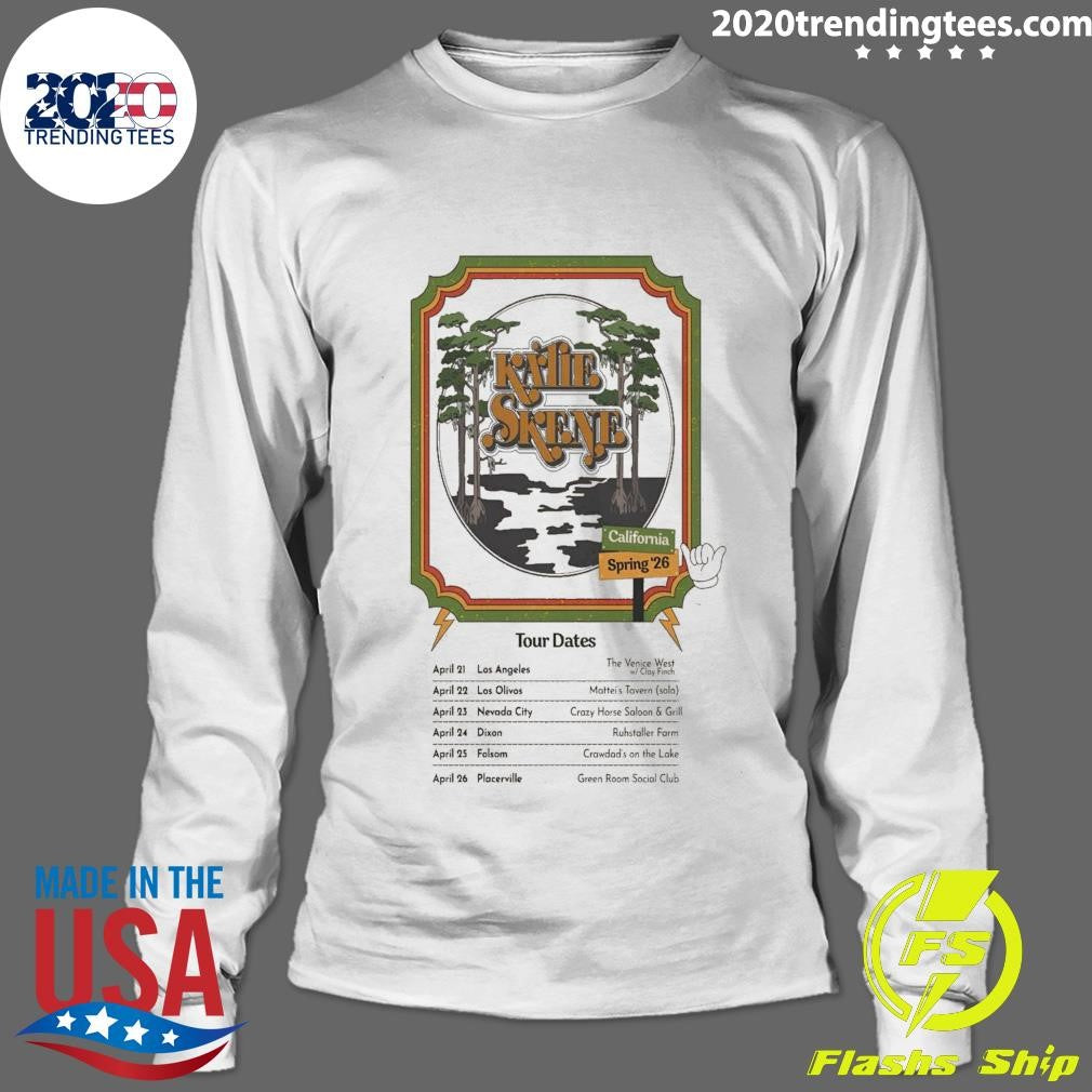 Kalie Skene California Spring 2026 Tour Shirt