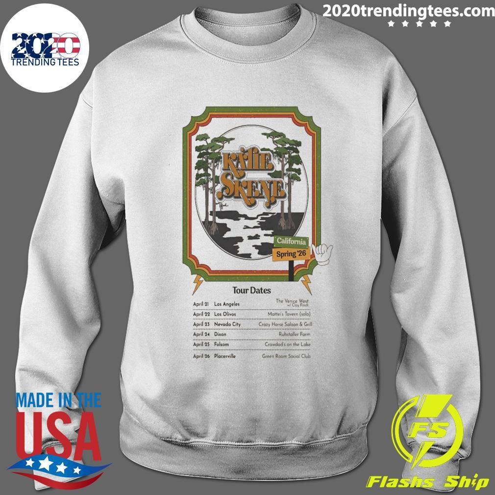 Kalie Skene California Spring 2026 Tour Shirt