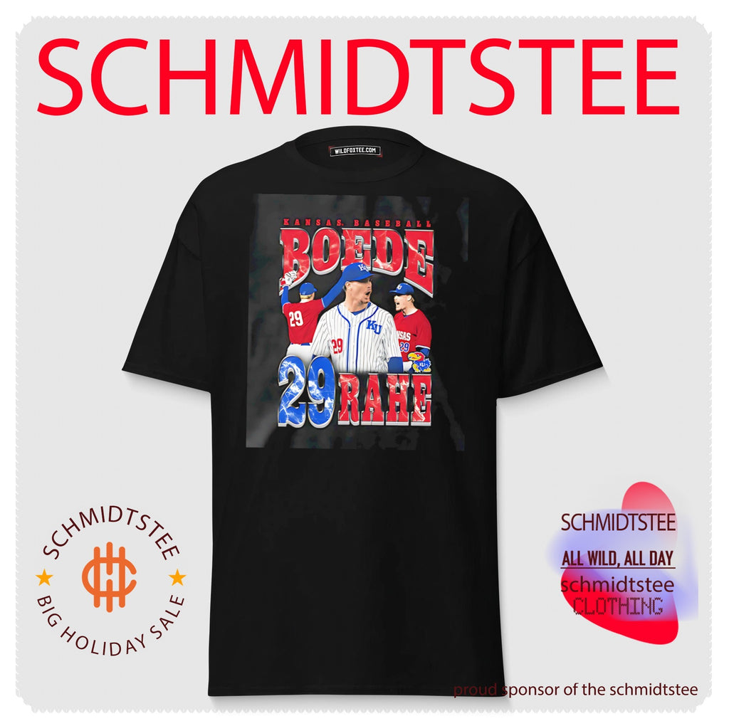 Kansas Baseball Boede Rahe number 29 player shirt