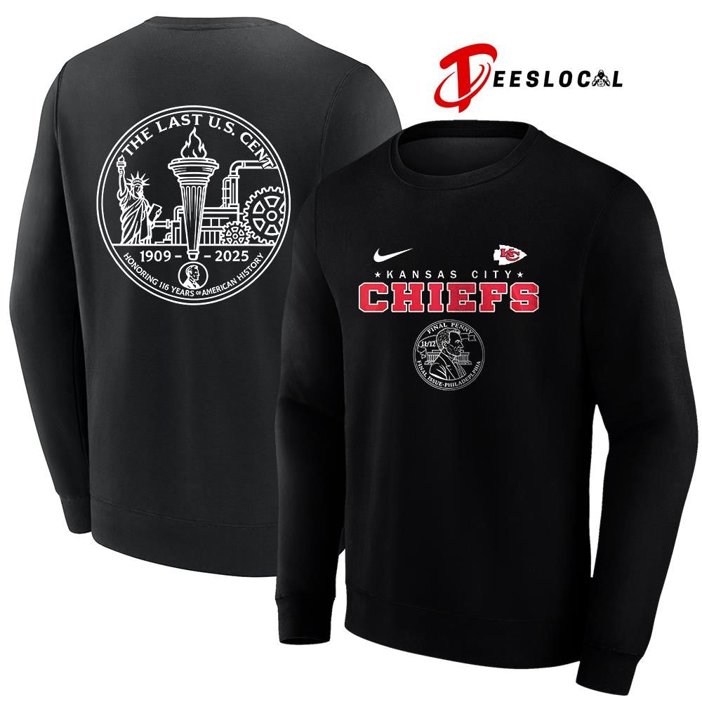 Kansas City Chiefs the last US cent honoring 116 years of America history shirt