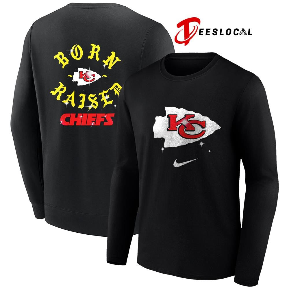 Kansas City Chiefs x Born and Raised logo shirt