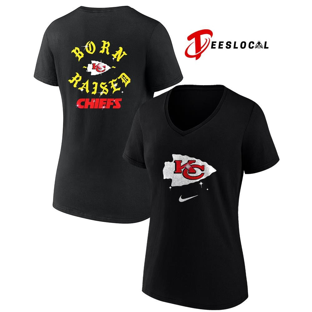 Kansas City Chiefs x Born and Raised logo shirt