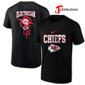 Kansas City Chiefs x Electrician logo shirt