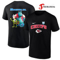 Kansas City Chiefs x Monsters inc cartoon shirt
