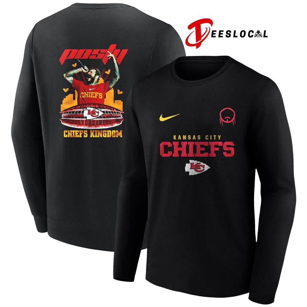 Kansas City Chiefs x Post Malone Posty stadium shirt