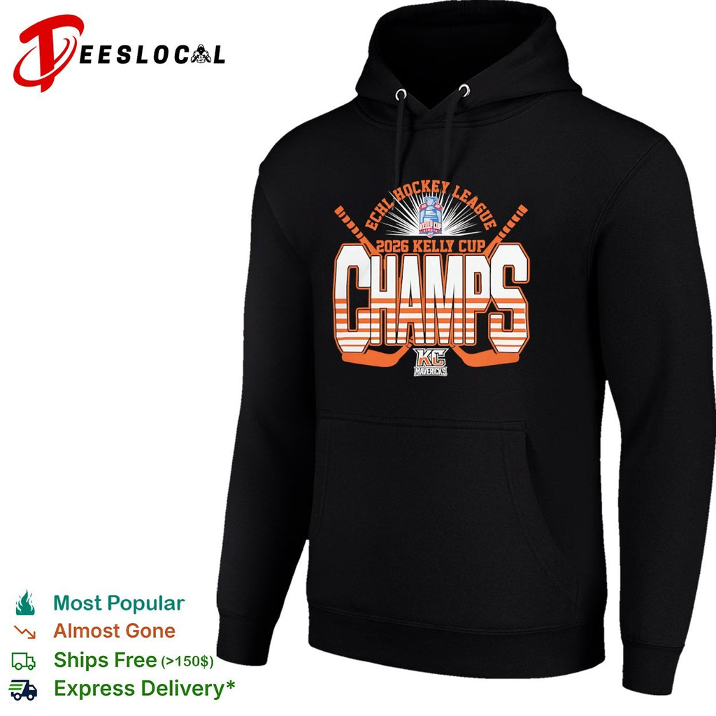Kansas City Mavericks 2026 ECHL Hockey League Kelly Cup Champs shirt