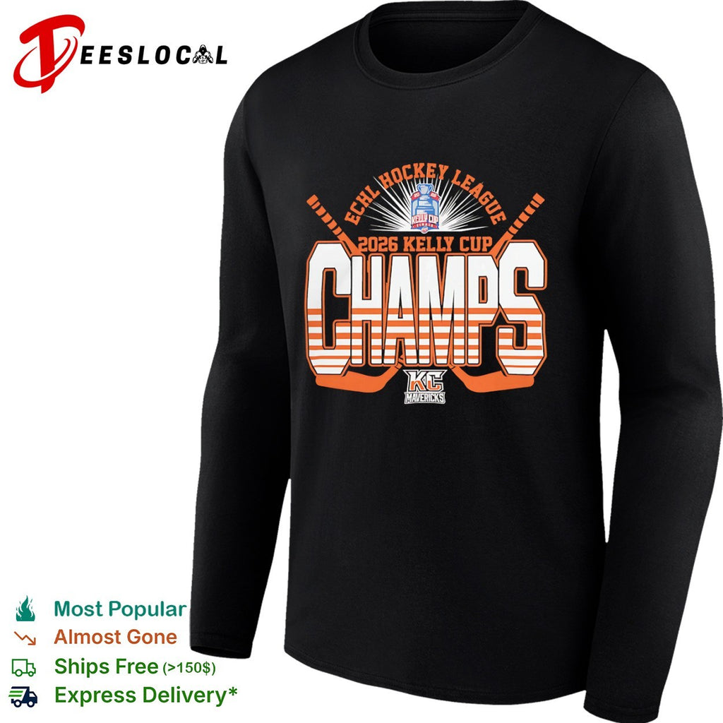 Kansas City Mavericks 2026 ECHL Hockey League Kelly Cup Champs shirt